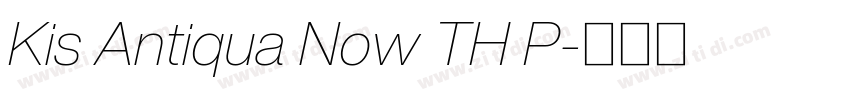 Kis Antiqua Now TH P字体转换